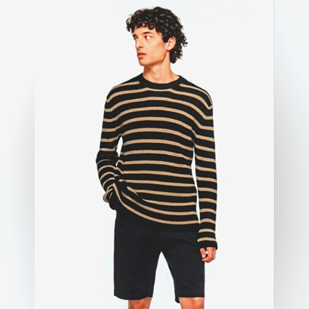 Barena Biba Senal striped linen and cotton Sweater